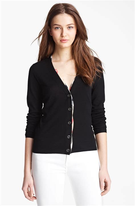 burberry v neck cardigan.